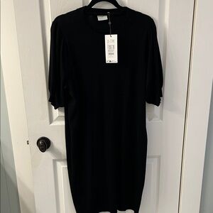 Black knit dress NWT